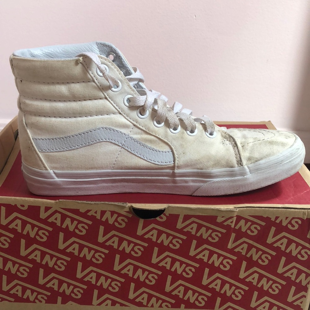 White high top vans